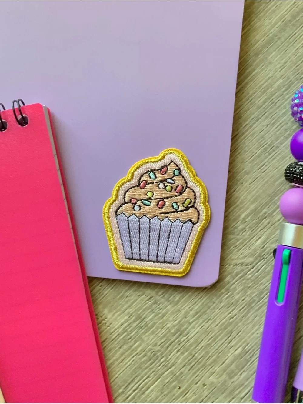 NEW Handcrafted Stationery Set - Beaded Pens & Notebooks